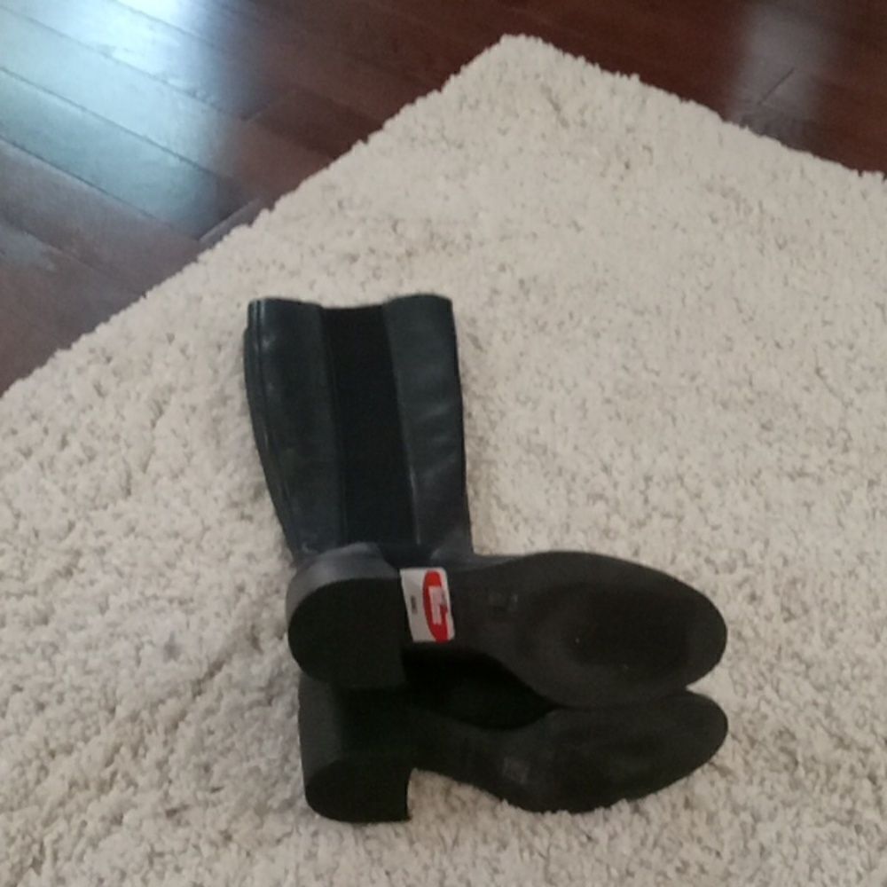 Eileen Fisher Vero Cudio Destry leather & recycled stretch knit boot size 5 NWT - Picture 2 of 7